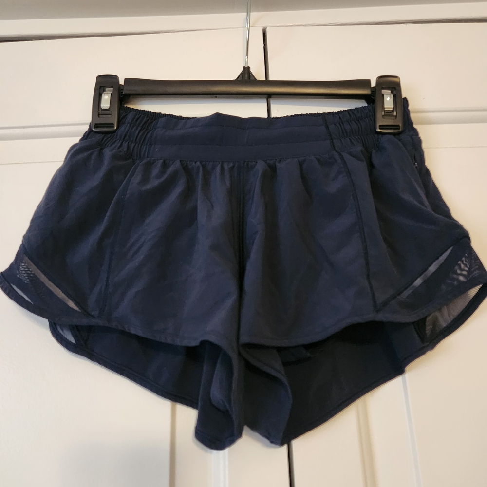 Lululemon Athletica Dark Blue Women's Athletic Shorts